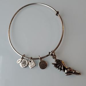 Alex and Ani winged shoe Track & field bracelet
